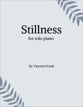 Stillness piano sheet music cover